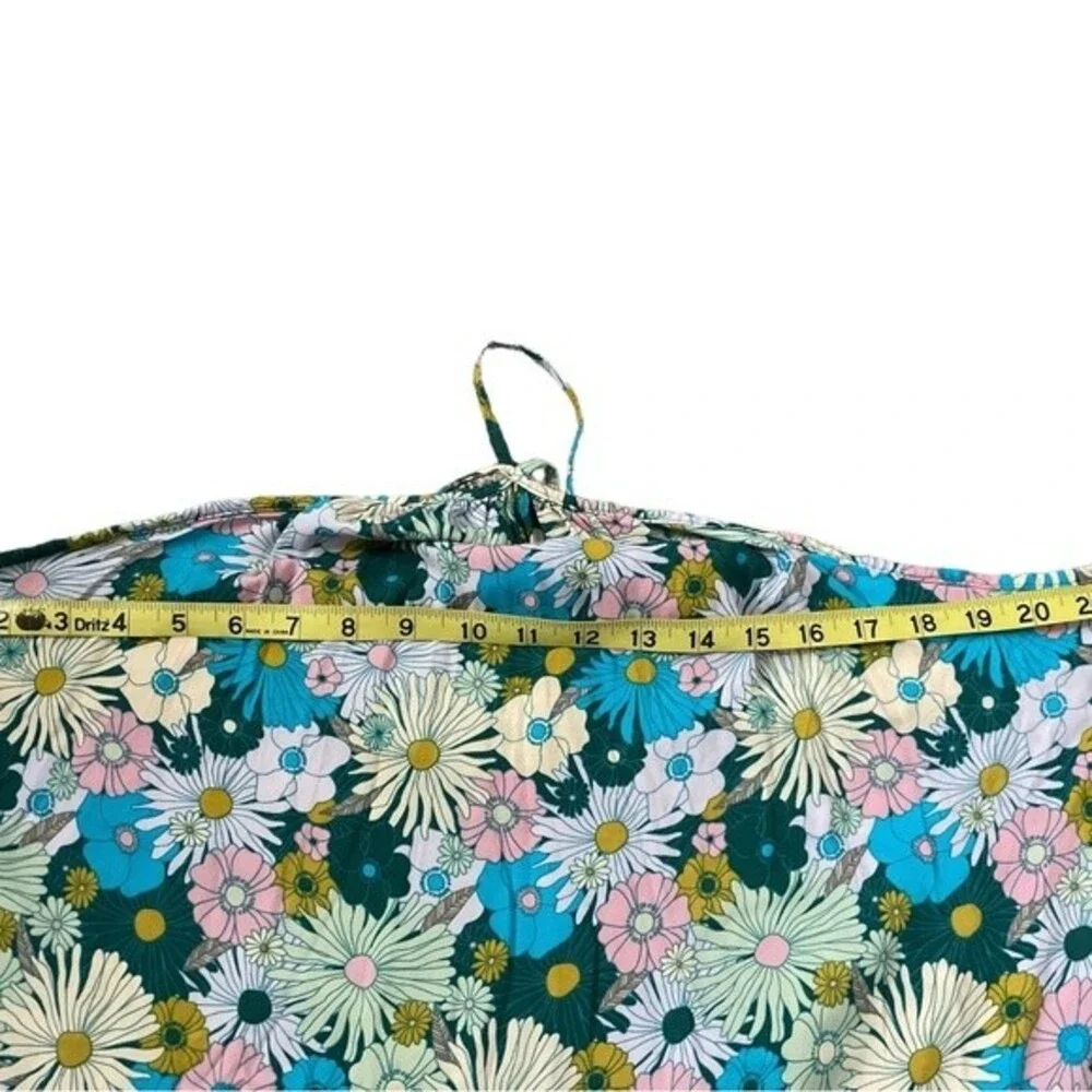 SO Juniors Halter floral hippie retro 70